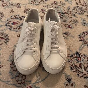 White Low-Top Sneakers